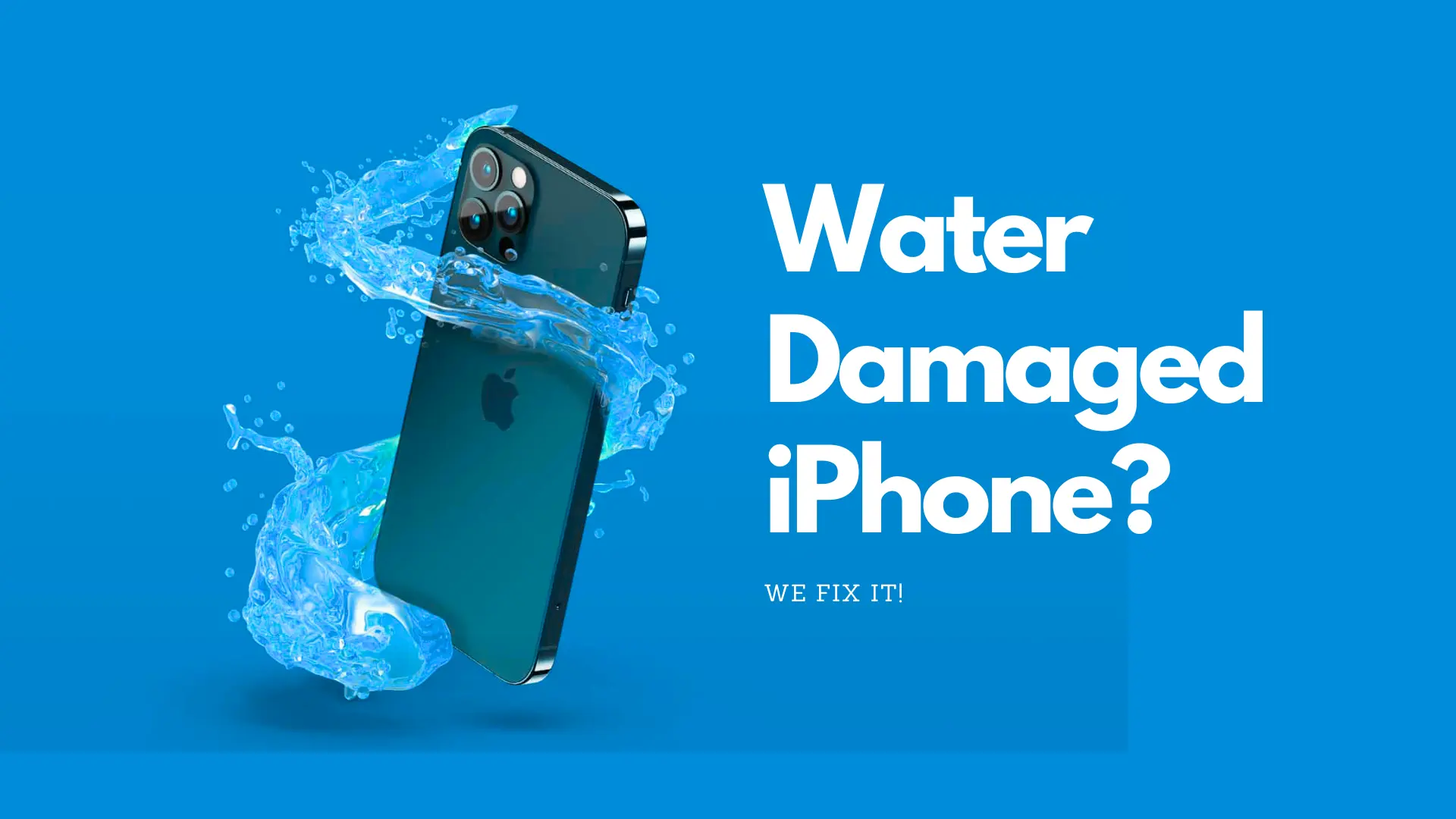 iPhone water damage repair and camera repair in Houston